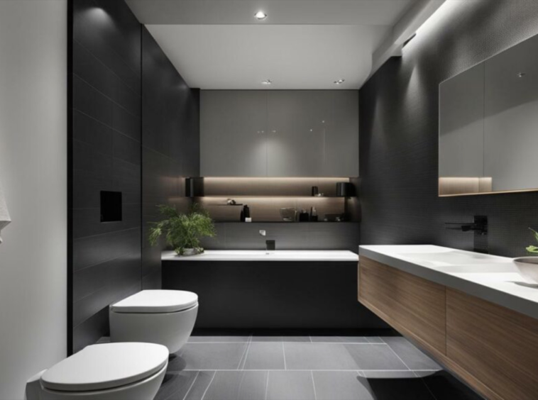 Incredible looking modern bathroom