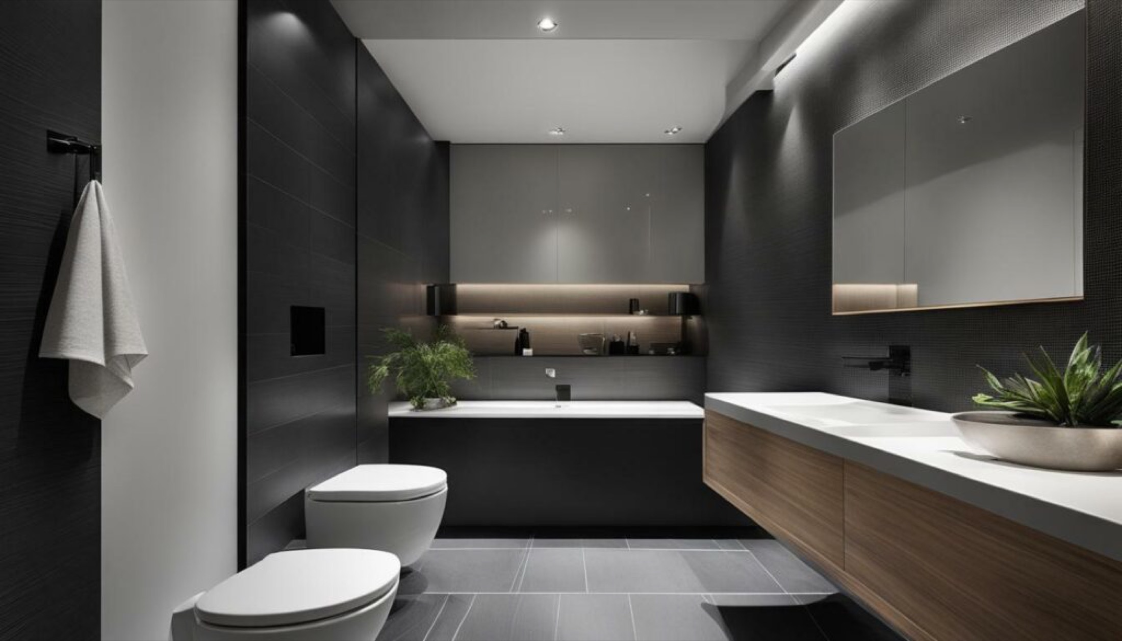 Incredible looking modern bathroom